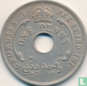 Afrique de l'Ouest britannique 1 penny 1914 (sans marque d'atelier) - Image 2
