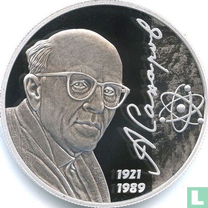 Russie 2 roubles 2021 (BE) "100th anniversary Birth of Andrei Dmitrievich Sakharov" - Image 2