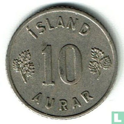 Island 10 Aurar 1961 - Bild 2