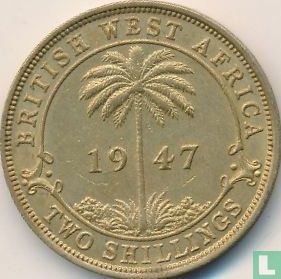 Afrique de l'Ouest britannique 2 shillings 1947 (KN) - Image 1