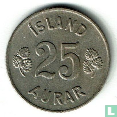Islande 25 aurar 1962 - Image 2