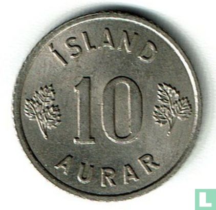 Islande 10 aurar 1966 - Image 2