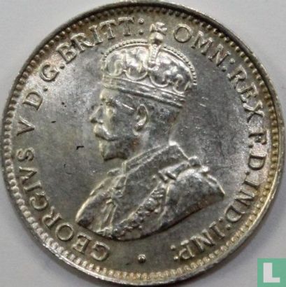British West Africa 3 pence 1918 - Image 2