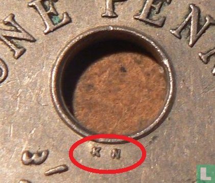 Britisch Westafrika 1 Penny 1945 (KN) - Bild 3