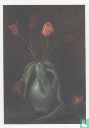 Vaasje met tulpen, 1916 - Afbeelding 1
