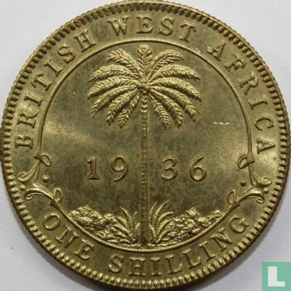 Afrique de l'Ouest britannique 1 shilling 1936 (KN) - Image 1