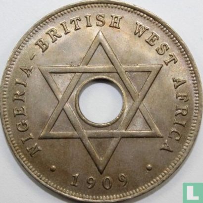 British West Africa 1 penny 1909 - Image 1