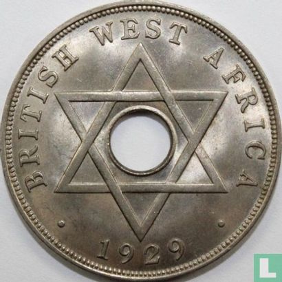 Brits-West-Afrika 1 penny 1929 - Afbeelding 1
