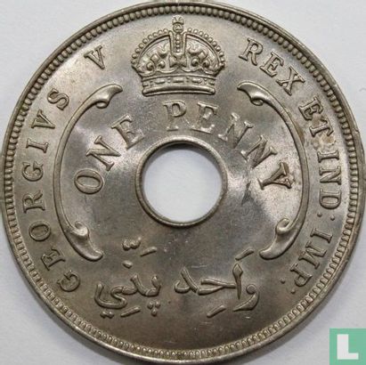 Brits-West-Afrika 1 penny 1929 - Afbeelding 2
