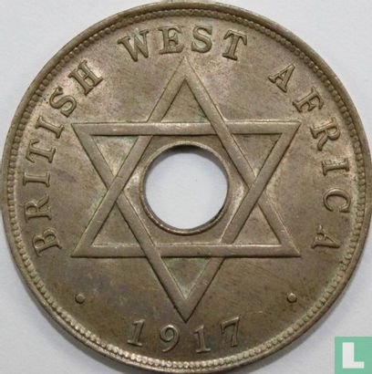 Brits-West-Afrika 1 penny 1917 - Afbeelding 1