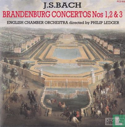 J.S. Bach Brandenburg concertos nos 1,2 & 3 - Afbeelding 1