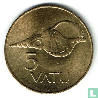 Vanuatu 5 vatu 1983 - Image 2