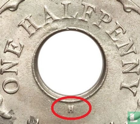 Afrique de l'Ouest britannique ½ penny 1919 (H) - Image 3