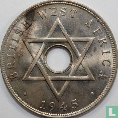 Afrique de l'Ouest britannique 1 penny 1945 (H) - Image 1