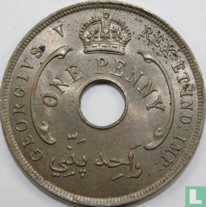 Afrique de l'Ouest britannique 1 penny 1913 (sans marque d'atelier) - Image 2