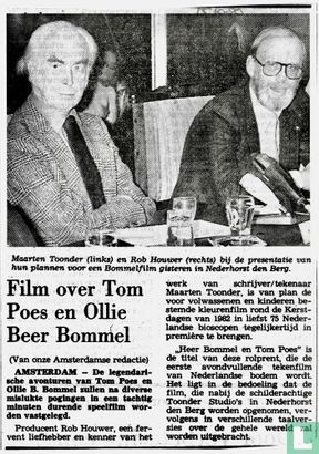 Film over Tom Poes en Ollie Beer Bommel