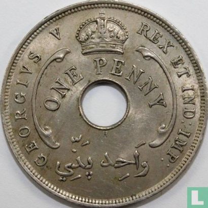 British West Africa 1 penny 1918 - Image 2