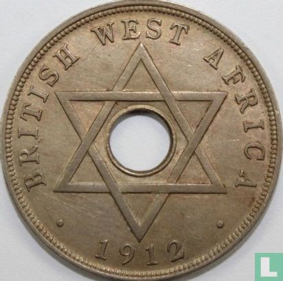 British West Africa 1 penny 1912 - Image 1