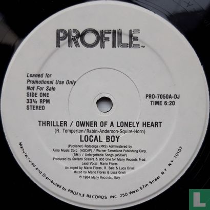 Thriller / Owner of a Lonely Heart - Afbeelding 3