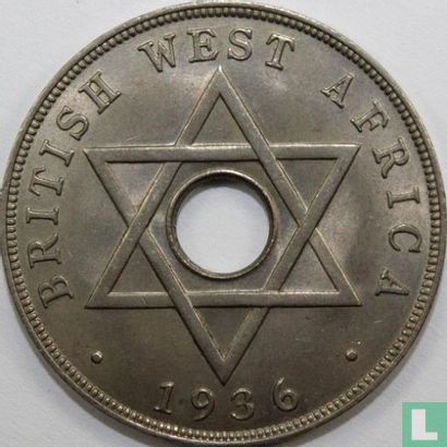 Brits-West-Afrika 1 penny 1936 (zonder muntteken - type 1) - Afbeelding 1
