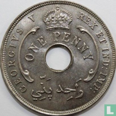 Brits-West-Afrika 1 penny 1928 - Afbeelding 2