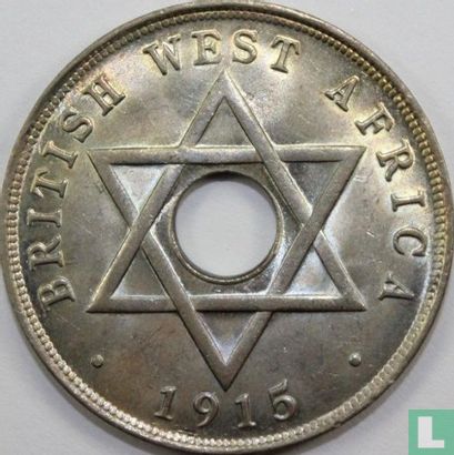 British West Africa 1 penny 1915 - Image 1