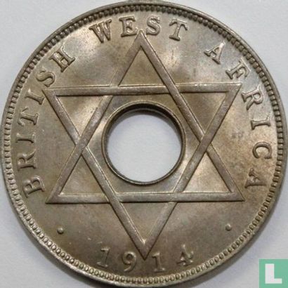 Afrique de l'Ouest britannique ½ penny 1914 (H) - Image 1