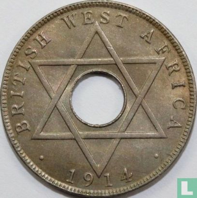 Afrique de l'Ouest britannique ½ penny 1914 (sans marque d'atelier) - Image 1