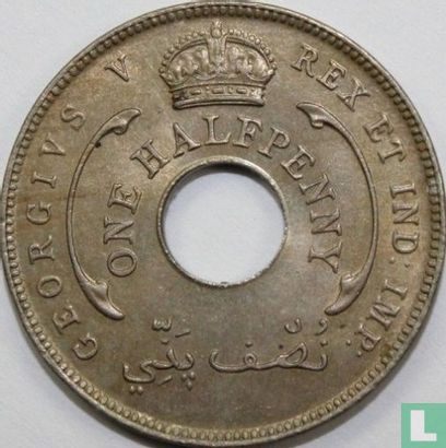 Afrique de l'Ouest britannique ½ penny 1914 (sans marque d'atelier) - Image 2