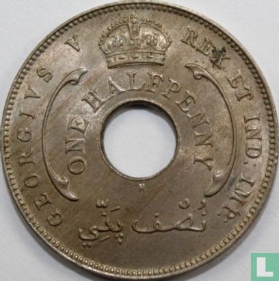 Afrique de l'Ouest britannique ½ penny 1917 - Image 2