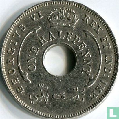 British West Africa ½ penny 1947 (KN) - Image 2
