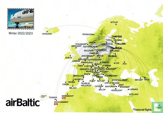 Air Baltic - Airbus A-220 (winter 2022/23) - Bild 2