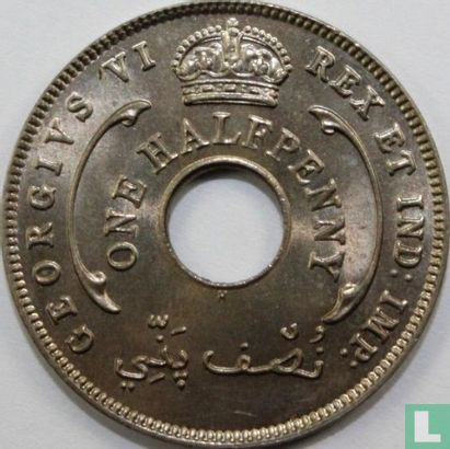 Britisch Westafrika ½ Penny 1941 - Bild 2