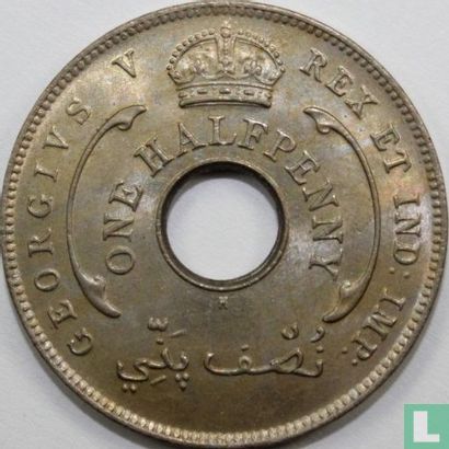 British West Africa ½ penny 1918 - Image 2