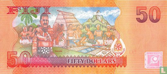 Fiji 50 dollars 2012 - Image 2