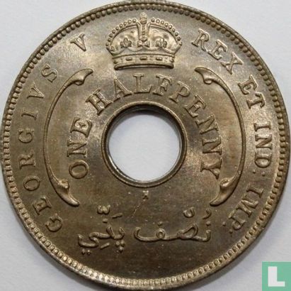 Afrique de l'Ouest britannique ½ penny 1912 - Image 2