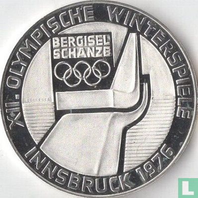Oostenrijk 100 schilling 1976 (PROOF - schild) "Winter Olympics in Innsbruck" - Afbeelding 1
