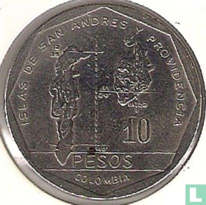 Colombie 10 pesos 1985 - Image 2