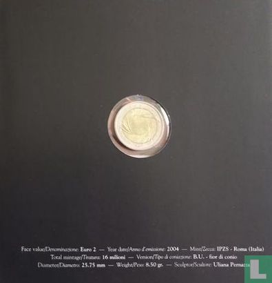 Italien 2 Euro 2004 (Folder) "50th anniversary of the World Food Programme" - Bild 2