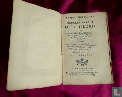  Antiquitates Belgicae, of Nederlandsche Oudtheden. - Bild 4