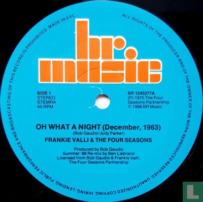 Oh What a Night (December, 1963) (Ben Liebrand Re-mix 1988) - Afbeelding 3