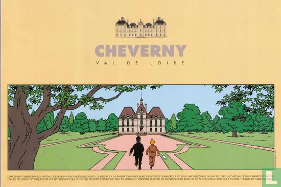 Tintin Moulinsart Château Cheverny Val de Loire 1997
