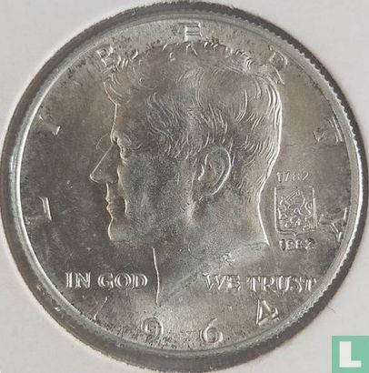 États-Unis ½ dollar 1964 (estampillé 1982) - Image 1