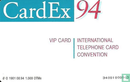 CardEx '94 VIP Card - Bild 2