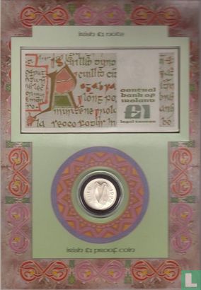 Ireland 1 pound 1990 (PROOF - combination set) - Image 2