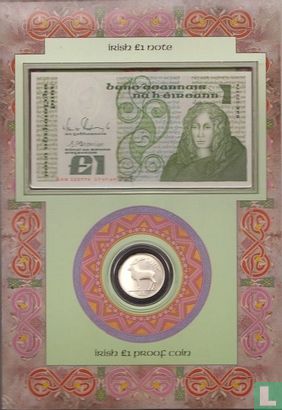 Ireland 1 pound 1990 (PROOF - combination set) - Image 3