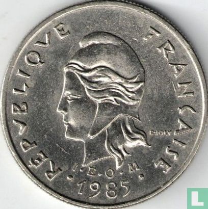 Polynésie française 10 francs 1985 - Image 1
