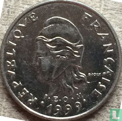 French Polynesia 10 francs 1999 - Image 1