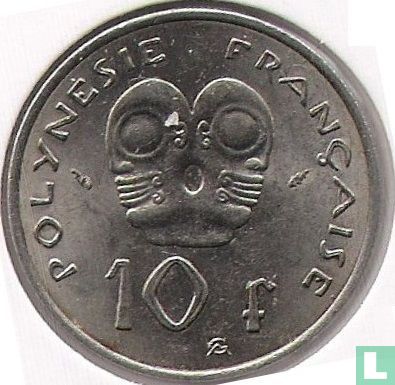 French Polynesia 10 francs 1975 - Image 2