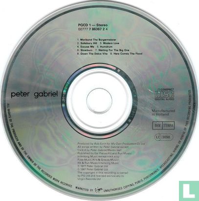 Peter Gabriel 1 - Afbeelding 3
